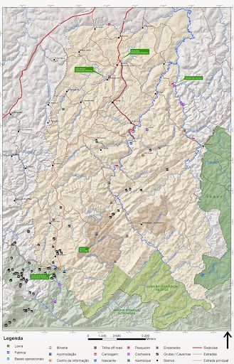 Mapa Ribeirão Grande Mapa Ribeirão Grande